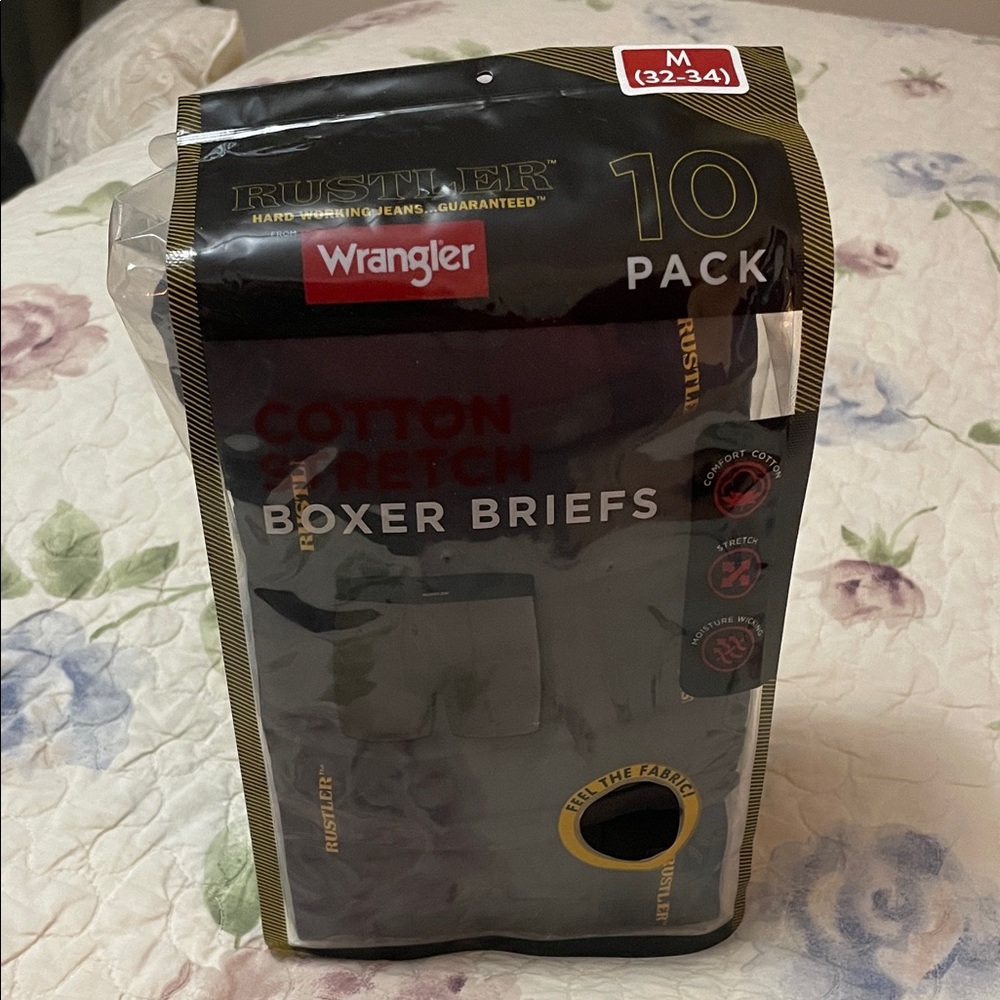 Wrangler Boxer Briefs 10-Pack